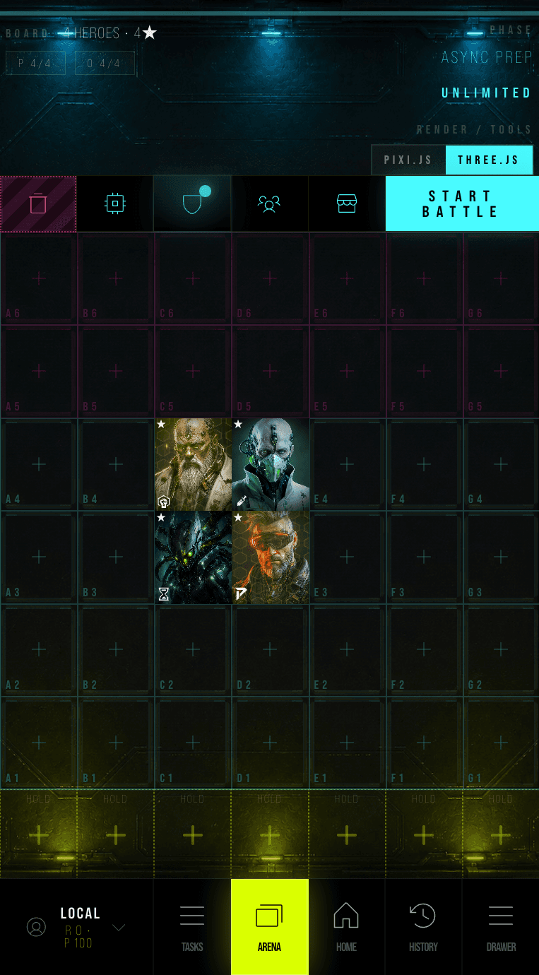 The Gradient2099 tactical battlefield